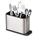 Joseph Joseph 85132 Surface Cutlery Drainer Stainless Steel Organizer Caddy Holder Drying Basket Kitchen, Silver