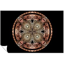Panther Print Fine Art Prints Soltan Amir Ahmad Bathhouse Top View Artistic Unframed Poster, Pictures for Home Walls, Bedroom, Living Room & Bathroom Decor 31x20cm 12x8in