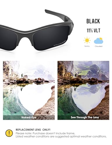 Image of BLAZERBUCK Replacement Lenses & Sock Kit for Oakley Flak Jacket XLJ Sunglass