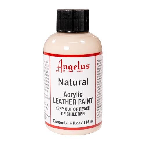 Angelus Acrylic Leather Paint, 4 Fl Oz (pack Of 1), Natural