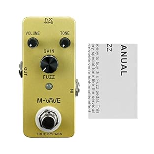 [Effects Indicator] Led light shows when the pedal is active. [Seamless Switching] True bypass footswitch for instant fuzz or bypass status. [Customized Sound] Adjust volume, tone, and gain for your ideal tone. [Old School Vintage Tone] Experience se...