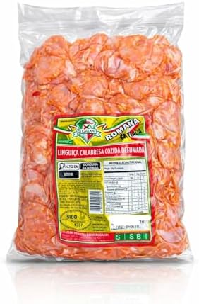 Linguiça Calabresa Tipo Romana Fatiada Pacote 500g