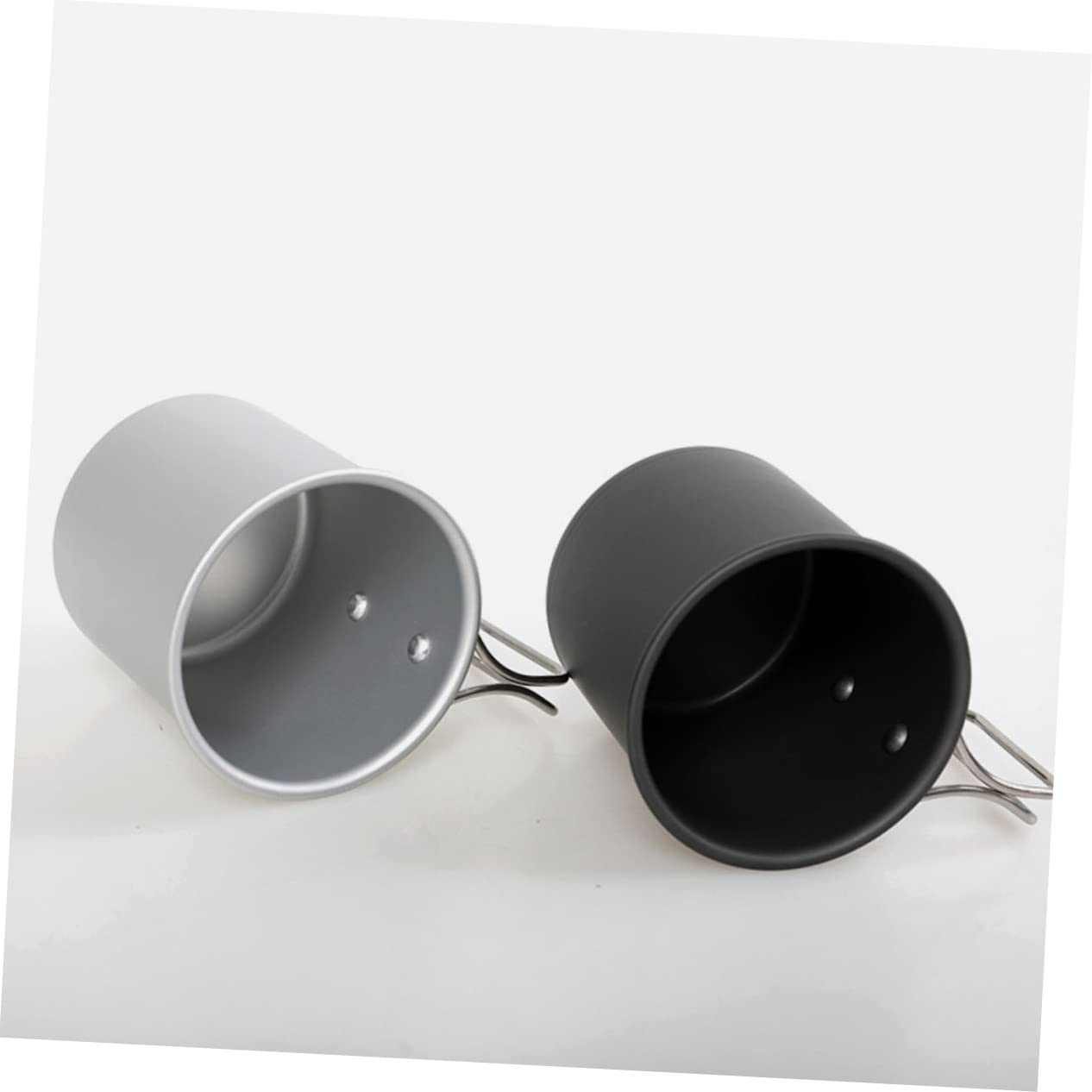 4 Stücke Camping Becher Tragbare Wasser Tasse Für Outdoor Aluminium Legierung Tasse Wandern Praktische Wasser Flasche