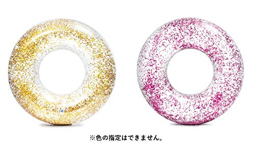 Bóia Glitter, Intex, Transparente, Pacote de 1