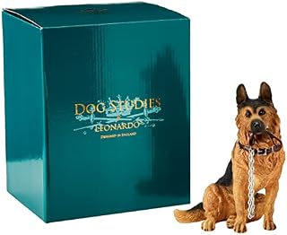 Lesser & Pavey Figure | Sitting German Shepherd Walkies | 1 Piece | Multicoloured | 15 cm x 11 cm x 20 cm