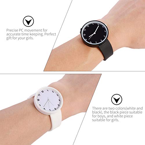 NICERIO 2Pcs Meninas Relógio de Pulso para Meninas Meninas Assistir Menina Com Relógio Menina Relógi