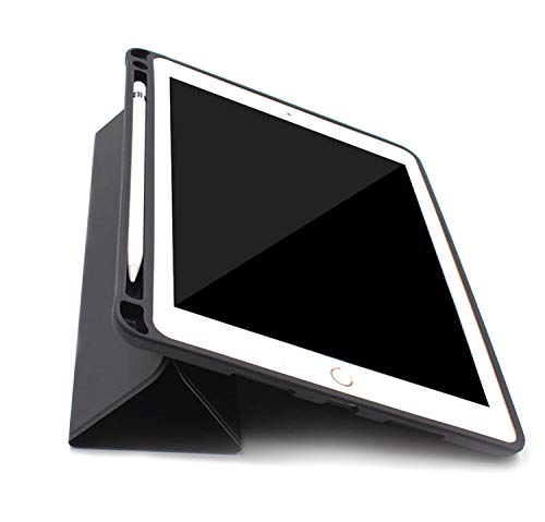 Image of Arbuda flip Cover for Xiaomi Pad 6 (11 inch) Faux Leather Smart flip case Cover Tri Fold Pen Holder with (Auto Sleep /Wake) -Black