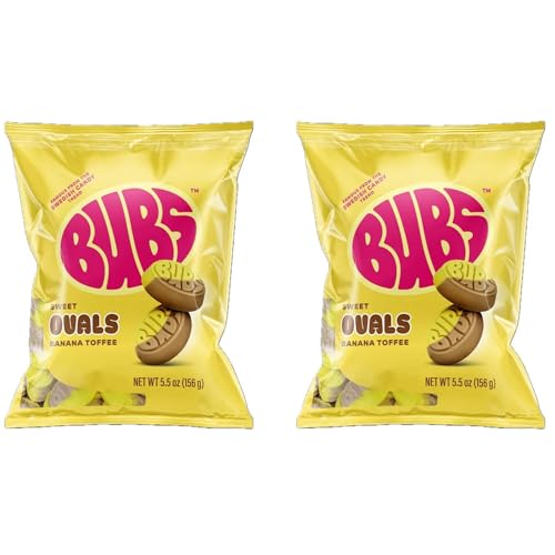 BUBS Sweet Banana Toffee Ovals 2 Pack of 5.5oz –