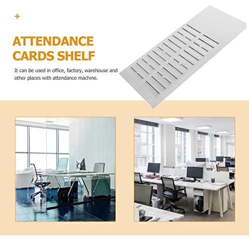 Nuobesty Time Card Rack 24 Pocket Wall Mounted Time Card Holder Attendance Holder For Office Warehouse #TOP3