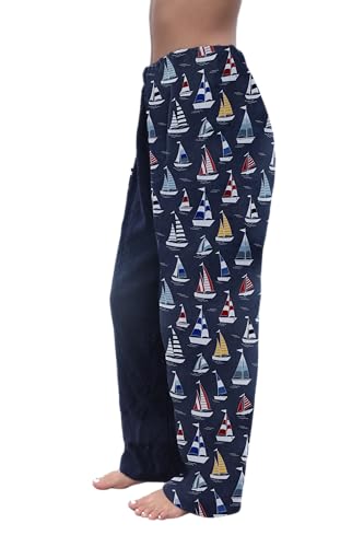 Towel Pants for Swimmers – Sailboats - Cotton Terry Towel Pants – Beach Coverup – Resort Wear – Swim wear4