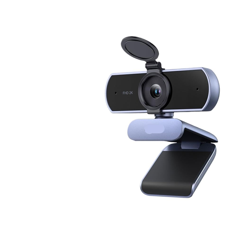 Cámara Web USB 2K con Micrófono Full HD Corrección Automática De Luz para Streaming(Ships from: China Mainland; 2K Full HD)