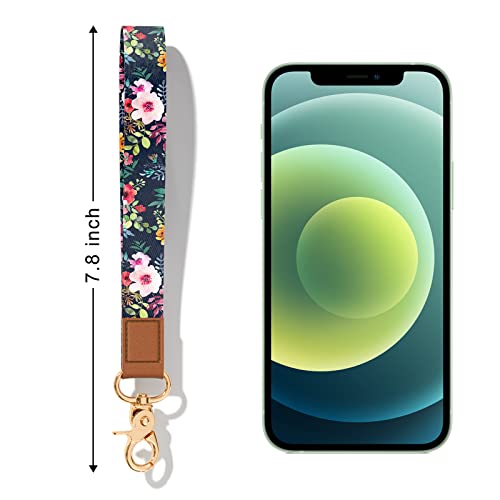 Image of Wrist Lanyard Key Chain, Cute Wristlet Strap Keychain Holder for Women Men Car Keys ID Badges Card Wallet Phone Camera