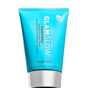 Glamglow THIRSTYMUD Hydrating Treatment Face Mask | Strengthens Skin Barrier, 24H Hydration + Soothes Skin with Hyaluronic Acid