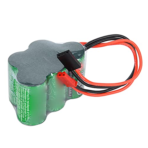 Receptor de Modelo RC Trapezoidal Tery 6V 1600MAH NIMH Power Pack para el Receptor Accesorio RC Tery Pack para Modelo RC (Forma de pinzi)