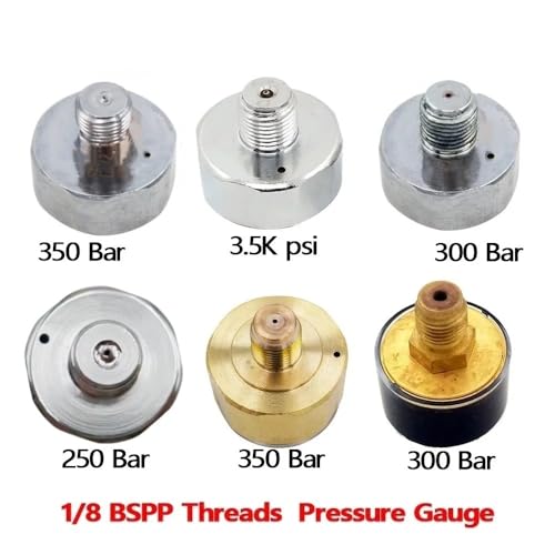 Manomètre HPA Mini 1/8BSPP manometre de pression gaz 350bar - 8