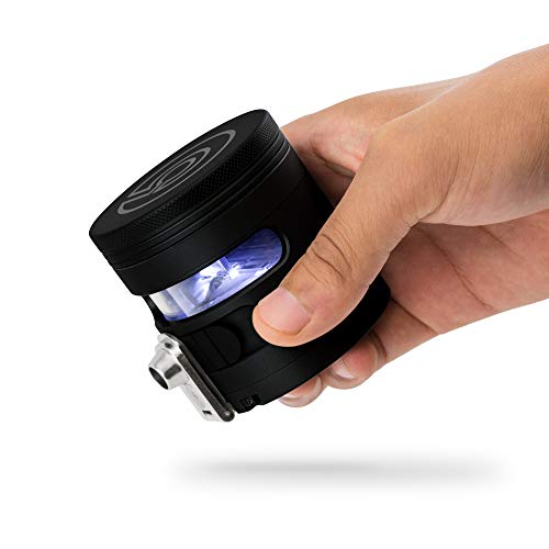 Tectonic9 MANUAL Herb Grinder w/ AUTOMATIC Electric Herbal Spice Dispenser Large 2.5" Aluminum Alloy - Thumbnail 2
