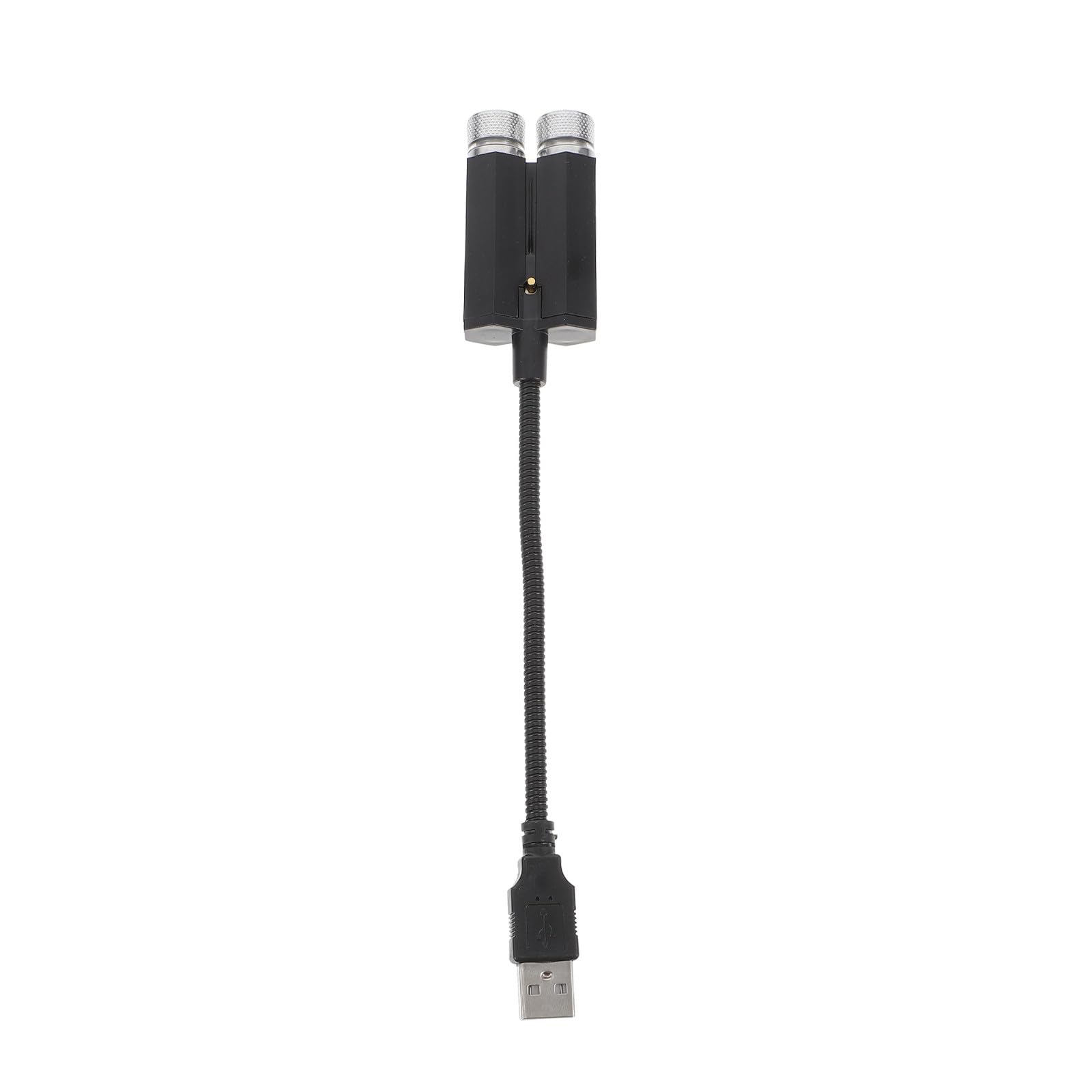 Proyector de estrellas luz nocturna USB para coche con rotación de aluminio 8