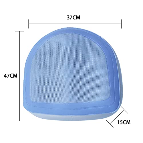 VLUOO Hot Tub Seat, Inflatable Hot Tub Booster with Suction Cup and Mesh, Inflatable and Water-Filled Dual Purpose Massage Spa Seats for Inflatable Hot Tub, Hot Tub Booster Seat for Adults - Thumbnail 2
