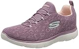 Skechers Damen Summits Leopard Spot Sportschuhe, Mauve Mesh Lt Pink Trim, 40 EU
