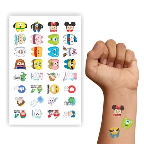 Tatuagem Temporária Infantil Dentes | Kit Festa 32-050