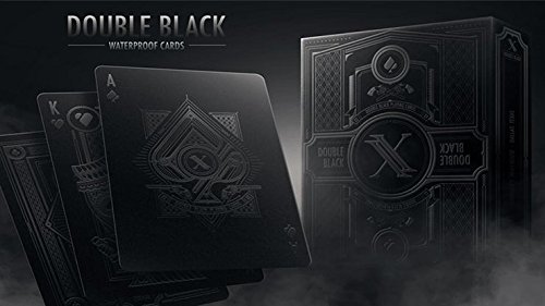 SOLOMAGIA Double Black Waterproof Playing Cards