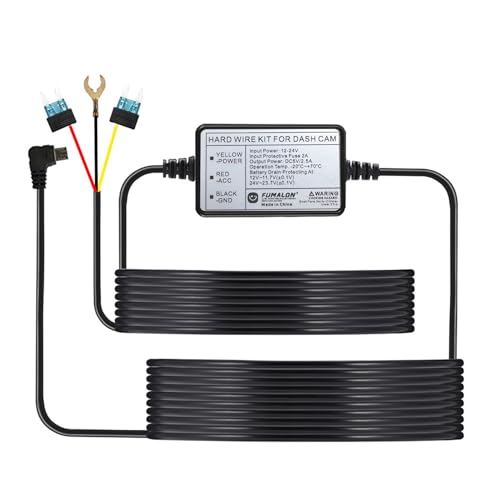 Kit de câblage pour caméra embarquée avec connecteur USB-Micro coudé gauche