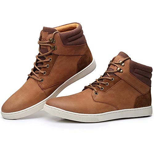 Arkbird Casual Sneaker Shoes, Lace-up Leather Chukka Boots for Men2