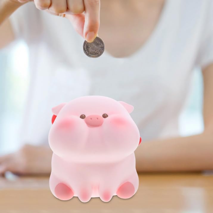 Amazon.co.jp: 豚貯金箱ピンクかわいい貯金箱お金コイン銀行貯金箱豚型