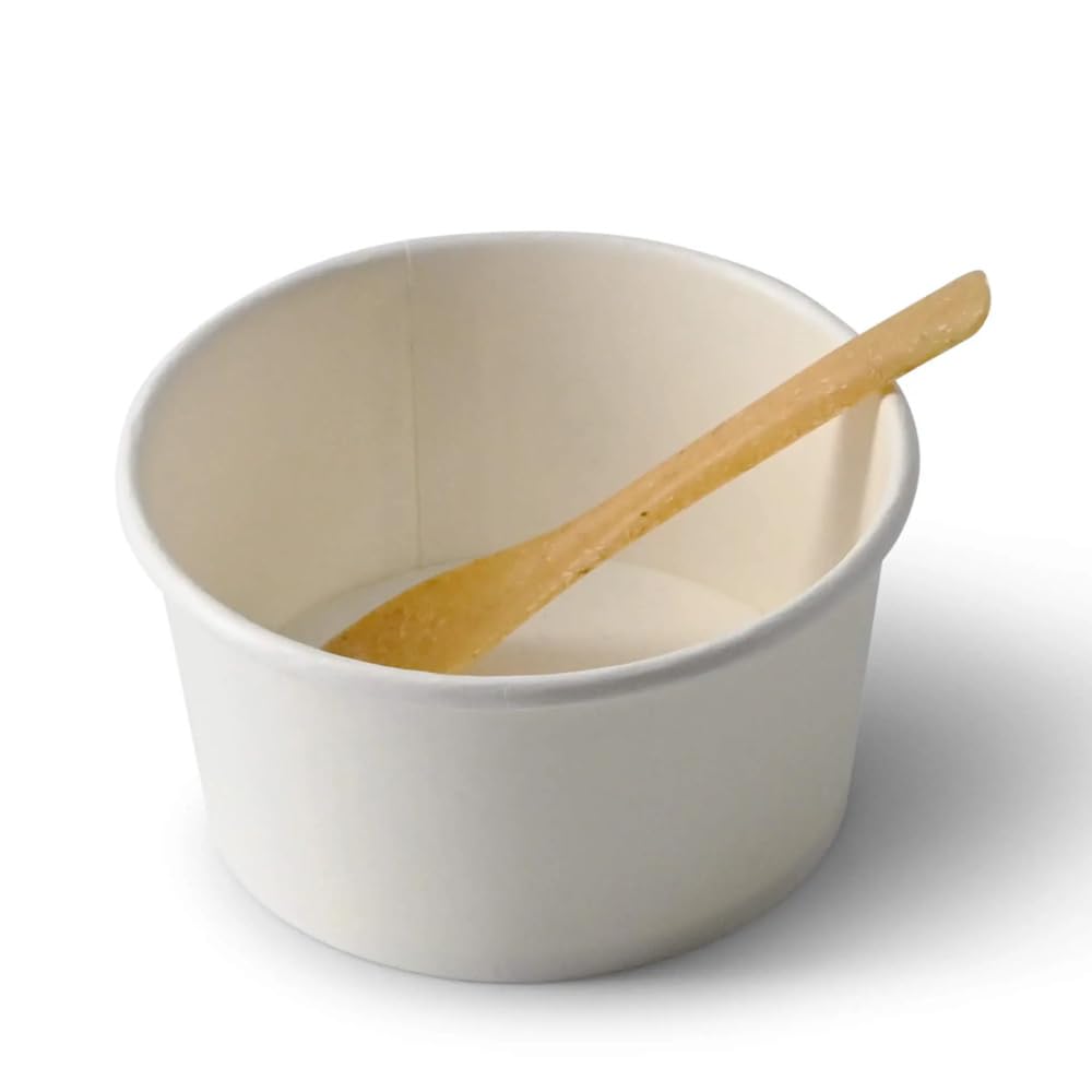 Mehrweg-Eisspatel 9,5 cm, Karamell/braun