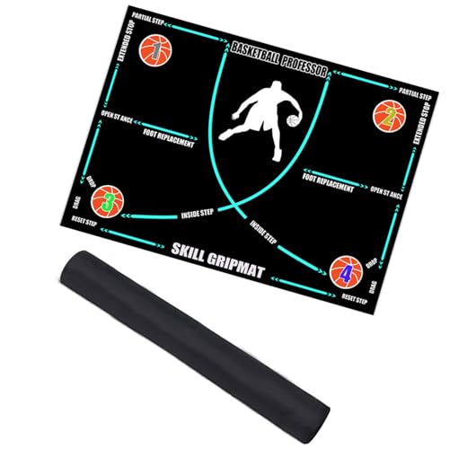 Tapete de baloncesto antideslizante que mejora los pasos de agilidad con su sistema de manta