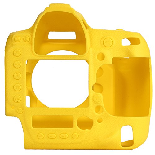 Protection caméra silicone jaune pour boîtier photo reflex Nikon D5 - 7