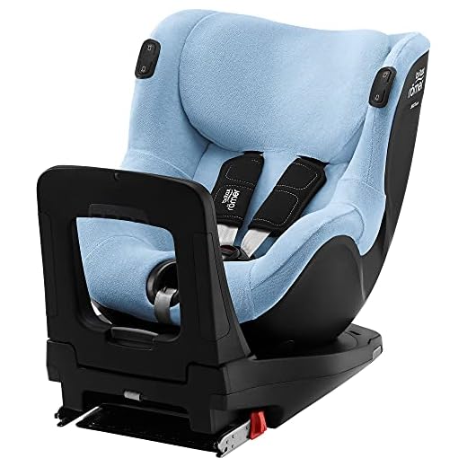 Britax Römer DUALFIX (M) i-STORLEK/iSENSE/SWINGFIX bilstol sommarskydd - blå