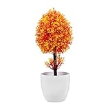 Cabilock Planta En Maceta De De Flor De Cerezo Pequeñas Plantas De Interior Jardineras Artificiales Planta De Interior Mini Plantas El Plastico Familiar Adornos