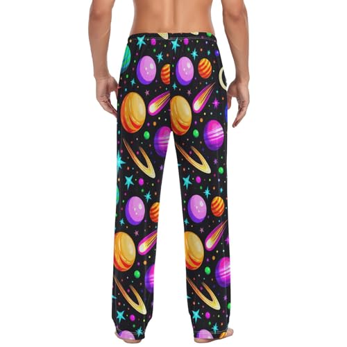 Men's Sleepwear Starry Sky Moon Star Pajama Pants for Men 23034092
