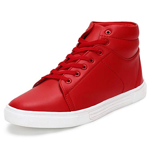 BUWCH Men Red Sneakers-7 UK (41 EU) 94_RED7