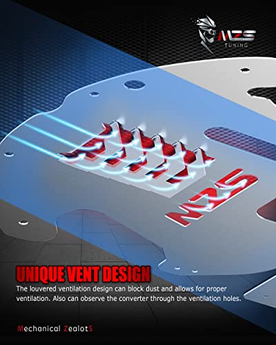 Mzs Catalytic Converter Protection Shield, Aluminum Anti-Theft Cat Protector Compatible With Prius Gen 3 2010 2011 2012 2013 2014 2015 #TOP3