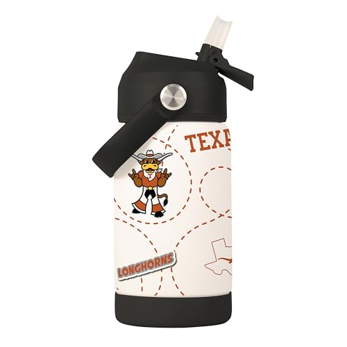 Image of Logo Brands NCAA Mascot Stainless-Steel Kids Bottle -Soft Silicone Mouthpiece, Easy To Carry, Kid-Friendly Design- Great For School & On-The-Go