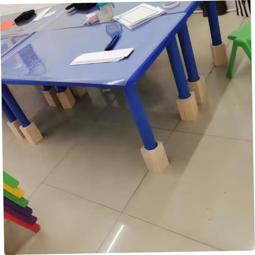Jambe de table stable en bois de qualité supérieure avec double insert de sécurité - 4