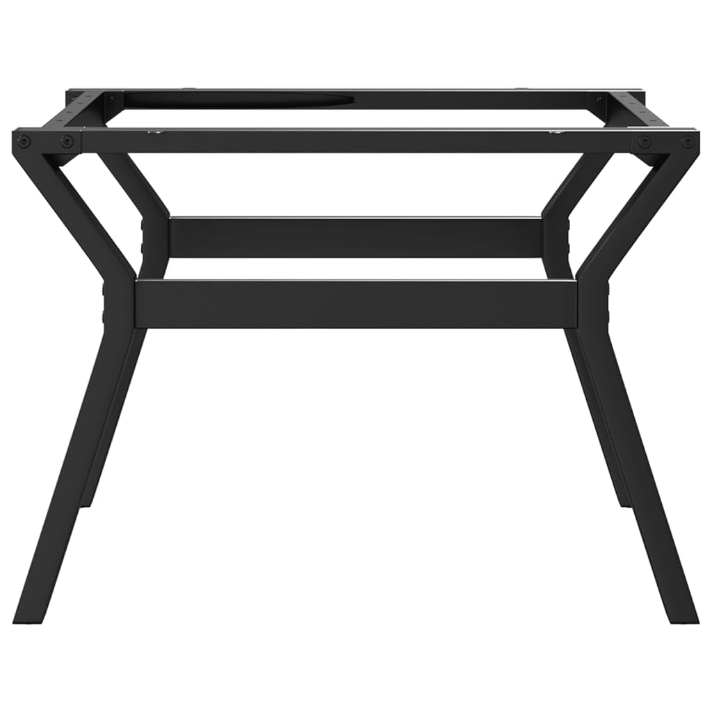 vidaXL Patas de Mesa de Centro Estructura Y Acero 70x60x43 cm, Pata de Mesa Auxiliar, Pata de mesita Auxiliar, Pata de Mesa de Metal
