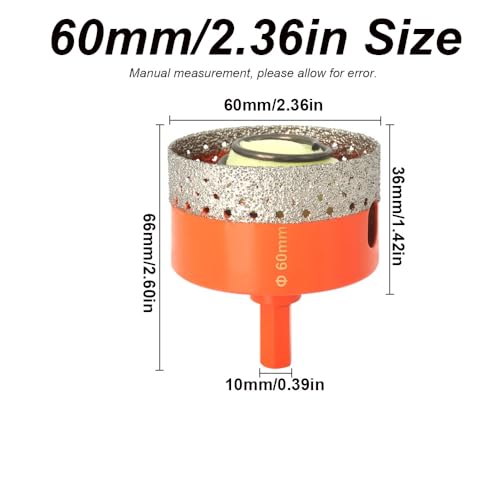 Broca corona diamantada 60 mm TopHomer miniatura 2