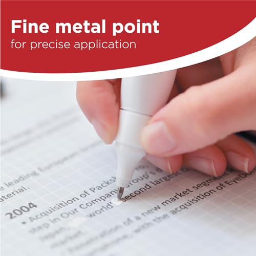 Bic Tipp-Ex 'Shake'n Squeeze', Correction Pens, Opaque Correction Fluid, 8 ml, Pack of 3, White