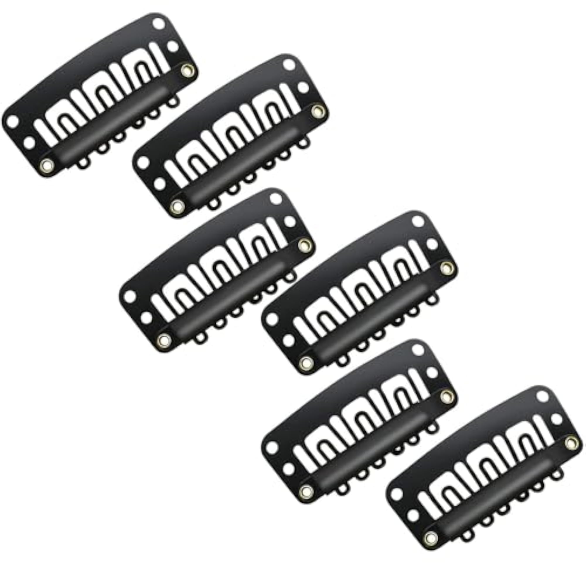 Invisible Hidden Wire Synthetic Hair Extensions, Black