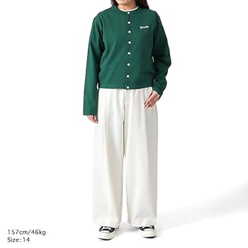 ☆新品☆ジムフレックス　裏パイル　カーディガン　Sサイズ　ライム Amazon | [ジムフレックス] 刺繍ロゴ ショート クルーネック