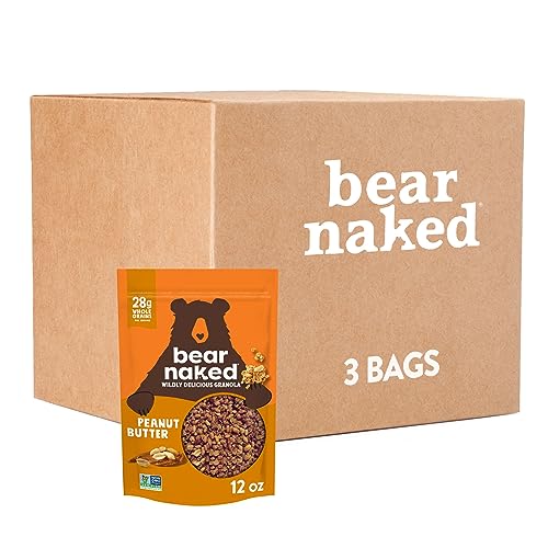 Bear Naked Granola Cereal, Peanut Butter (3 Bags)