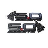 Coyote Badge Shop - S650 Style Coyote 5.0' Fender Badges (Pair) (Blackout)