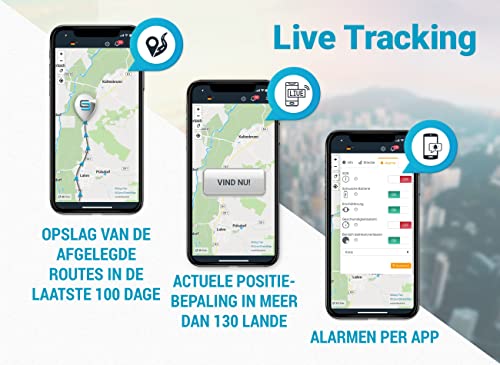 SALIND GPS Tracker met magneet - Geschikt voor auto's, machines, boten en meer met een batterij die het 90 dagen… - Image 3
