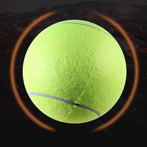 Kixolazr Großer Tennisball, Großer Tennisball- Hundespielzeug | Hundeball, übergroße Tennisbälle- Interaktives Hundespielzeug, lustige Kinderspielbälle mit Pumpe und Nadel, Welpenballspielze-6