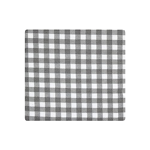 Image of Hudson Baby Unisex Baby Cotton Poly Flannel Receiving Blankets Bundle, Farm Friends Grey, One Size