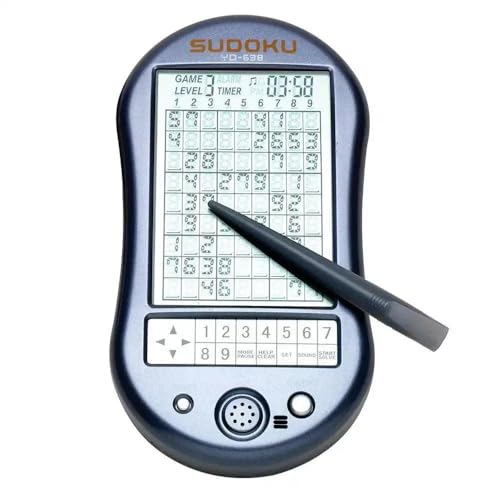 Bits and Pieces Handheld Sudoku Game, Electronic Pocket Size Sudoku