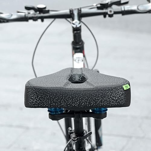 Almofada para assento de bicicleta,Assento de bicicleta antiderrapante acolchoado com absorção de ch
